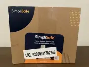 SimpliSafe Home Security System With Indoor And Outdoor Cameras - 8 Piece Kit
