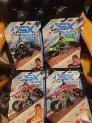 SX Supercross 1:10 Scale Motorcycle #7 #14 #3 #94 1st Edition New In Case!!!!!