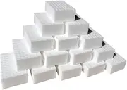 [Norhogo] Pack of 18 Magic Sponges, Magic Eraser Extra Durable - Magic Eraser for Bathroom, Pool, Kitchen, Floor, Wall - White 10 x 6 x 2 cm