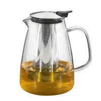 在飛比找momo購物網優惠-【Artist精選】直火耐熱玻璃泡茶壺1.5L(花茶壺/沖泡