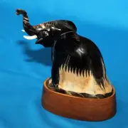 Elephant Carving Amazing Detail!!! One Of A Kind Original carving! BARRY STEIN