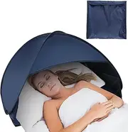 Sleep Den Bed Tent | Small Sleeping Head Tent - Face Protection Sun Proof Canopy Shelter for Camping Picnic Poolside Fishing Tanning Beach Vacation