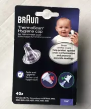 Braun Hygiene Cap│Thermoscan Accurate Lens Filters for Ear Thermometers│40pk