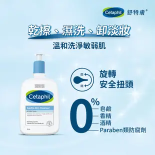 【現貨-單瓶】舒特膚 溫和潔膚乳 591毫升/瓶 Cetaphil 好市多 Costco