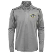 Outerstuff Nashville Predators NHL Youth (8-20) 1/4 Zip Pullover Sweater, Grey