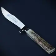 Vtg New in Box Fixed Blade Jagdmesser Hubertus Helfer Knife Original Box Papers