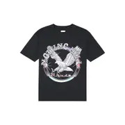 [Rhude] Rhude Notting Hill Eagle Graphic T-shirt M BLACK