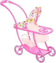 Realistic Doll Stroller Toy Boys and Girls Stroller Model Indoor Plaything Pram Decor