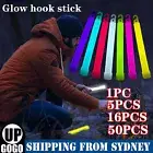 Glow Sticks 6 Inches Hook Lanyard Light Party Glowsticks Poi Glow in the dark AU