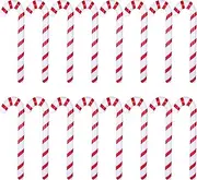 Cagemoga 16 Pack 35 Inch Inflatable Candy Canes Christmas Candy Canes Stick Candy Canes Balloons for Christmas Indoor and Outdoor Decorations (Color Set 1)