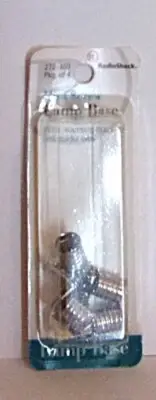 Radio Shack #272-360 Mini Screw Lamp Base Pkg 4 NEW