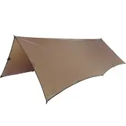 Bulwark Camping Tarp 100% Waterproof Bushcraft Shelter Lightweight Hammock Ra...