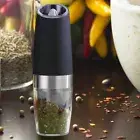 Gravity Electric Pepper and Salt Shakers with Brush for Spices Salt Pepper Herbs