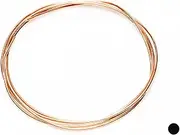 28 Gauge, 99.9% Pure Copper Wire (Round) Dead Soft CDA #110 Made in USA - 15FT by CRAFT WIRE