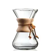 Pour-Over Glass Coffeemaker - Hand Blown Series - 5-Cup - Exclusive Packaging