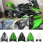 Rear Seat Cover Cowl Passenger Pillion Tail Solo Seat Cowl Fairing Compatible with Z650 NINJA 650 Accessories 2017 2018 2019 2020 2021 2022 2023 2024 (Black)