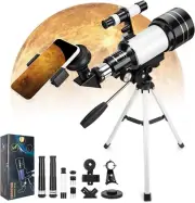 Telescope for Kids Beginners, 15X-150X Magnification, 70Mm Aperture Astronomic