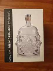 1x Star Wars Storm Trooper Whiskey Glass Bottles Decanter 750ML