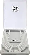 Bead Design in Beading Board and Gray Flock with Lid, 9 by 13-Inch