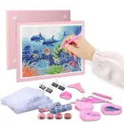 RTjoy A4 LED Light Pad for Diamond Painting Kits, USB Powered Light Board