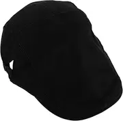 [Healvian] Women's Beret Hats Fashion Vintage Beret Hat Spring Autumn British Elegance Black