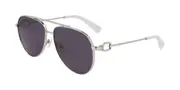 Longchamp LO178S 044 Men's Sunglasses Silver Size 58