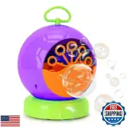 Bubble Machine for Kids, Automatic Bubble Maker, Durable and Portable Automat