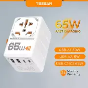 Universal Travel Adapter AC Power Adapter Plug Travel Converter US/UK/EU/AU