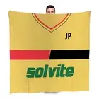 The Hornets Retro 1986 Home Football Shirt Personalised Fleece Blanket