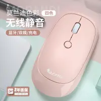 在飛比找蝦皮購物優惠-无线滑鼠可充电式 静音无声笔记本电脑台式家用办公商务游戏适用