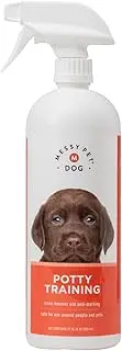 Messy Pet Dog Potty Training – Eliminates urine stains and odors, stops re-soiling/marking, cleans puppy accidents, cleans up after senior dogs