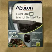 Aqueon QuietFlow Internal Shrimp Filter for aquariums 10 Gallons New