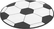 CANIGHT Round Football Carpet Non Slip Decorative Rug for Living Bedroom and Office Mat for Home Decor Comfortable Touch and Stylish Design