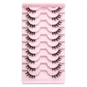 Lashie - False Eyelashes (Various Designs) Y1009 - Black - One Size
