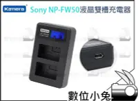 在飛比找Yahoo!奇摩拍賣優惠-數位小兔【佳美能 Sony NP-FW50液晶雙槽充電器】防