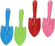 4Pcs Small Iron Gardening Shovels Durable Trowel Garden Tool for Planting Digging and Outdoor Activities Versatile Spade for Home Gardening and Camping