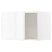 METOD wall cabinet, white/Voxtorp high-gloss/white, 60x37x40 cm