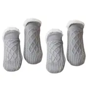 Sock Slippers - Light Grey - EU 35-39 (24cm) - 2packs