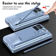 For Google Pixel 9 Pro Fold, Luxury Plating Hybrid KickStand Hard PC Case Cover