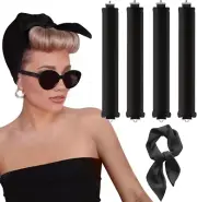 Heatless Hair Curler,Overnight Heatless Curls Blowout Rods Headband for All Hair