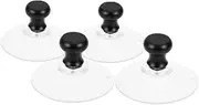 POPETPOP 4 Pcs Mobile Phone Aluminum Head Suction Cup Mobile Phone Back Cover Camera Remover Clamp Strong Suction Cups Phone Opening Tool Suction Clamp Suction Cup Tool Rubber Black