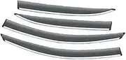 FUWKAIZS 4pcs Compatible for Hongqi HS5 2020 2021 2022 2023 Rain Window Visors Deflector Smoke Awning Guard Cover Windshield Protector Accessorie