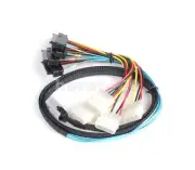 Mini SAS 36 Pin SFF-8087 to 4x SAS/SFF-8482 with Power HDD Cable 3FT 1M