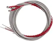 COHEALI Red U32 Bass Strings Set of 5 Metal Strings for 5 Bass Replacement Parts for Beginners