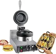 Electric UFO Burger Maker, Nonstick Hamburger Press Baking Machine,1200W Commercial Panini Press Sandwich Maker For Bakeries, Restaurants, Single Head(220V)