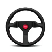 MOMO Montecarlo Red Stiching 320mm Steering Wheel - 11111782BKRER