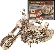 ROKR 3D Wooden Puzzles Motorcycle Mechanical Model Kit for Adults and Teens to Build Christmas/Birthday Gift