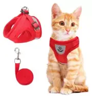 Cat Vest Harness and Small Dog Vest Harness for Walking, All Weather Mesh