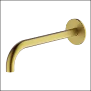 Abey Gareth Ashton 6S-C220-BB Poco Basin Spout 220mm - Brushed Brass
