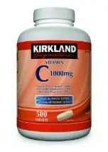 Kirkland Signature VitaminC Supplement 1000mg 500 Tablets Boost Immune System Quality Health Daily